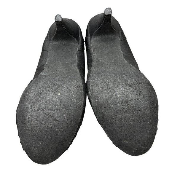 Rocket Dog Black Fabric Ruched Round Toe Stiletto Heel Pumps Size 8.5 M‎ - Picture 9 of 12
